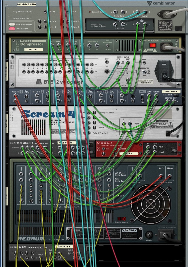 Image result for propellerhead reason wiring